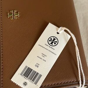 Tory Burch Brown Crossbody Bag with Luxurious Leather Finish